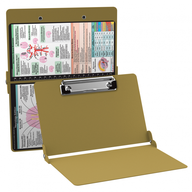 WhiteCoat Clipboard® - Tactical Brown Neurology Edition
